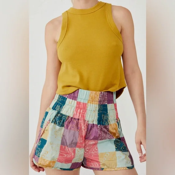 NWT S Free People Way Home Shorts (Rose Water Combo) - Picture 2 of 6